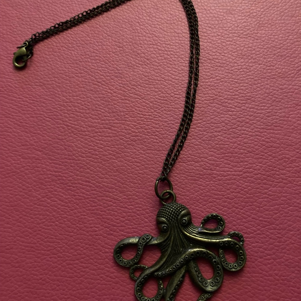 Octopus Steampunk Necklace
